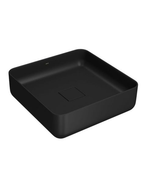 Cuba Quadrada de Apoio 40cm &Eacute;bano Fosco