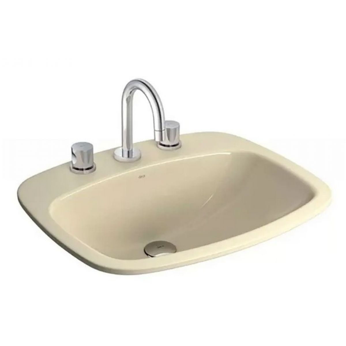 Cuba Sobrepor Retangular Deca Creme L43.37
