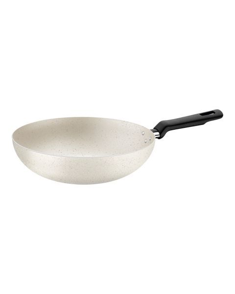 Frigideira Funda Tramontina Loreto em Alum&iacute;nio com Revestimento Interno e Externo em Antiaderente Starflon Max Bege 28 cm 3,3 L