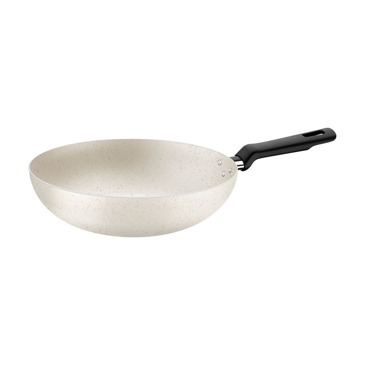 Frigideira Funda Tramontina Loreto em Alum&iacute;nio com Revestimento Interno e Externo em Antiaderente Starflon Max Bege 24 cm 2,2 L