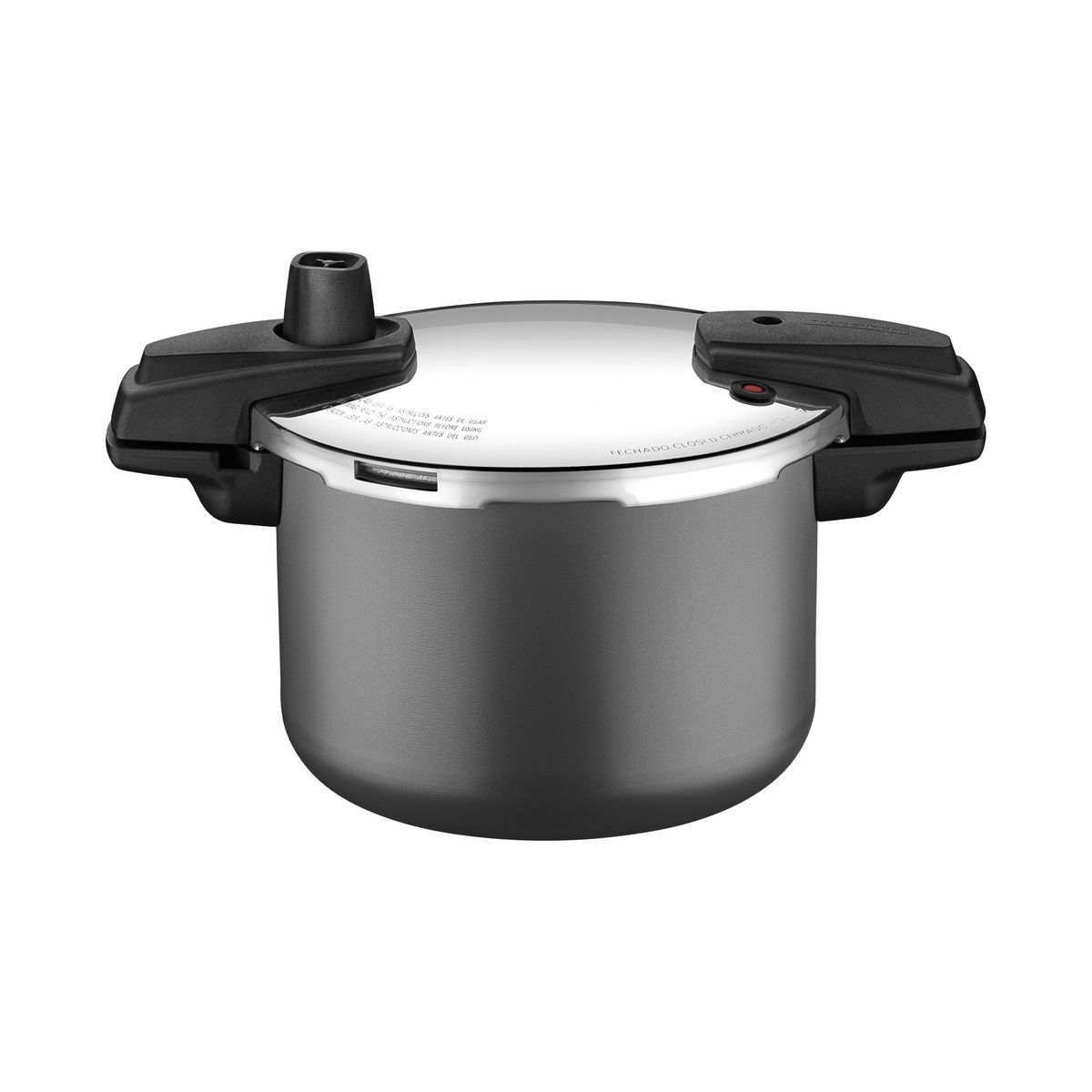 Panela de Press&atilde;o Tramontina Arizona Induction em Alum&iacute;nio com Revestimento Interno e Externo em Antiaderente Starflon Max Tit&acirc;nio 20 cm 4,5 L