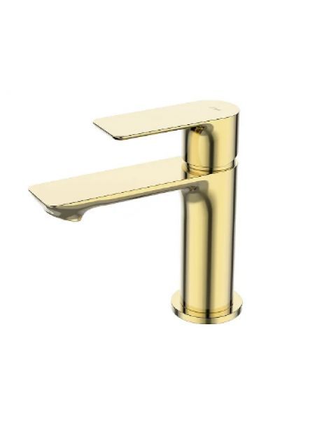 Misturador monocomando de mesa bica baixa para lavatório Linha MYKONOS Dourado