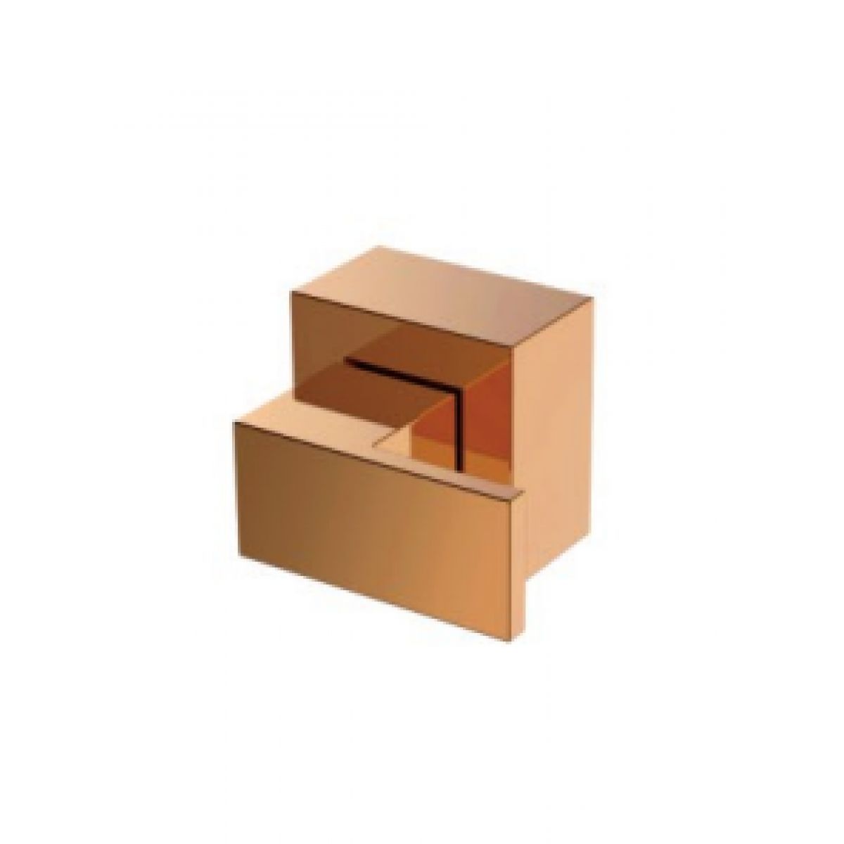 Acabamento registro gaveta pressão MADRID DECA Rose Gold
