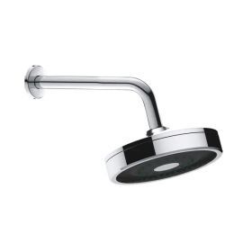 Ducha autolimpante redondo de parede com haste longa