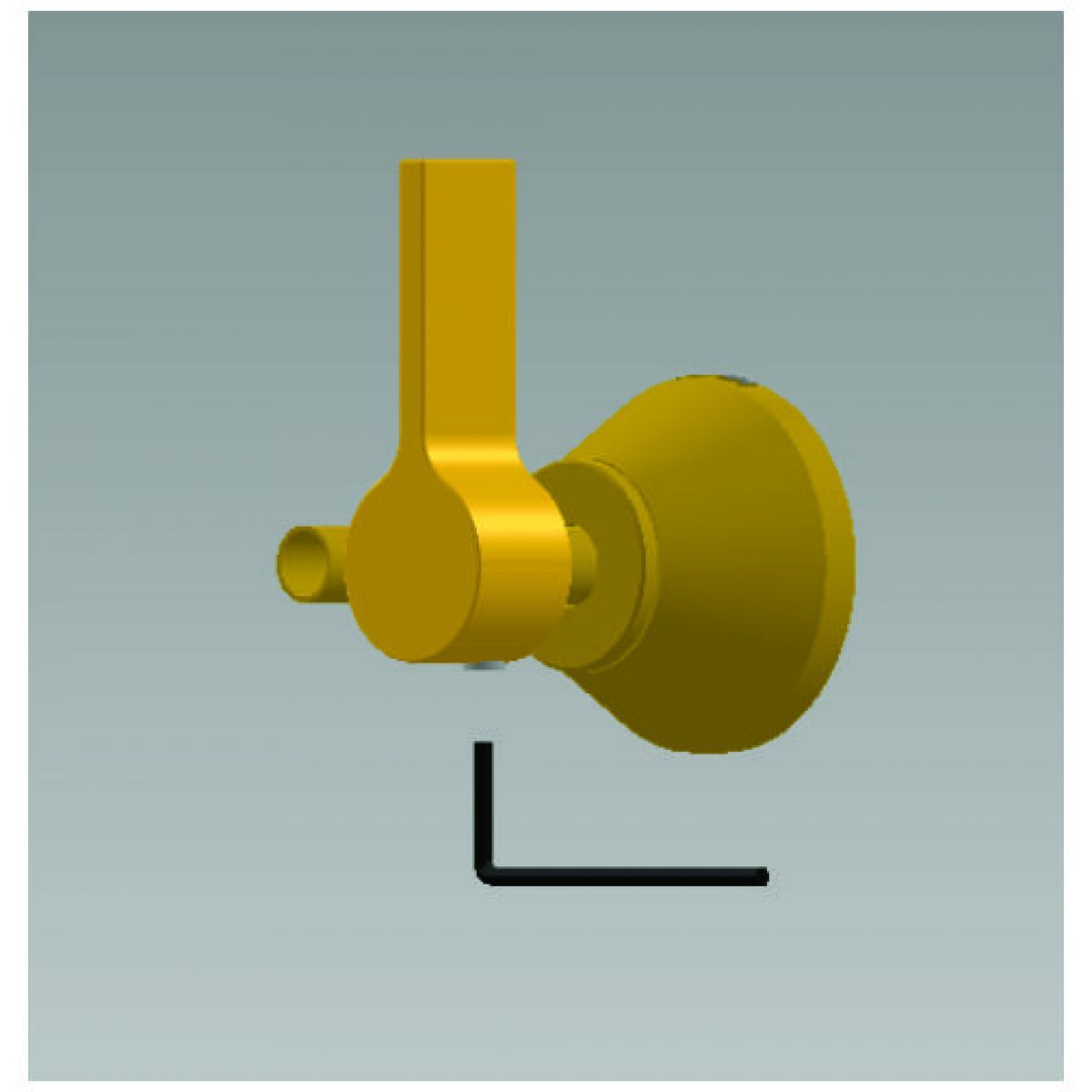 ACABAMENTO 36 1/2, 3/4 E 1 - D DOURADO MATTE CX