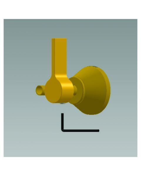 ACABAMENTO 36 1/2, 3/4 E 1 - D DOURADO MATTE CX