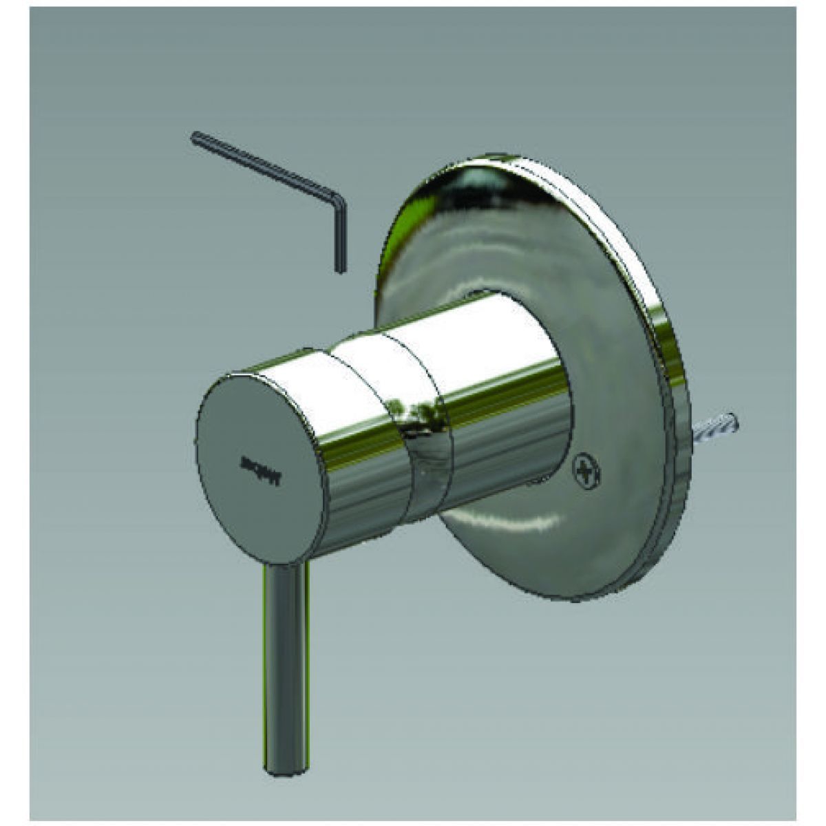 ACABAMENTO MONOCOMANDO CHUV  4 LETRAS 2993 C 75 1/2 CX