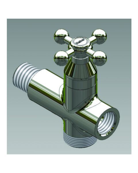 ADAPTADOR PAREDE C/ REGISTRO P/ MAQUINA 1023 C21 MVS CX
