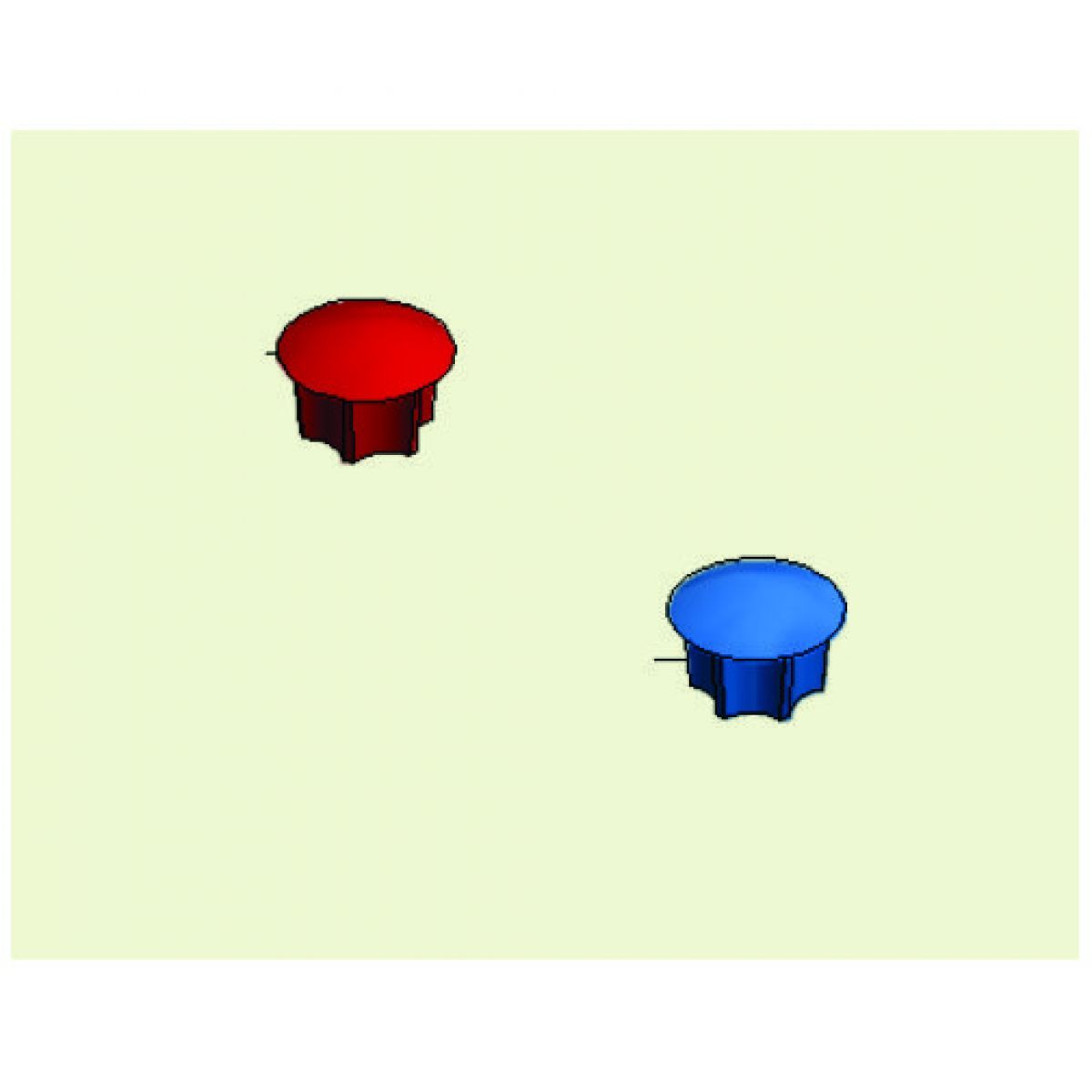 BOTAO ENFEITE PLASTICO Q/F CX