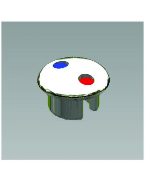 BOTAO ENFEITE PLASTICO Q/F P/MONOCOMANDO CX