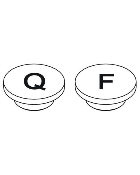 BOTAO Q/F CROMADO CX