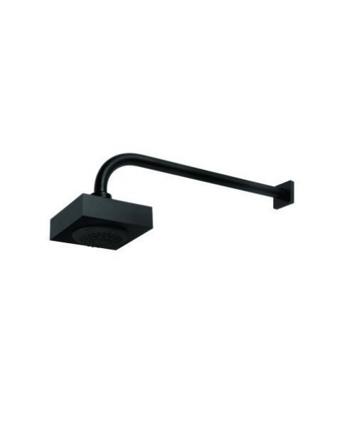 DUCHA AXIOM 1984 210 1 JATO CANO 400 MM PRETO MATTE CX