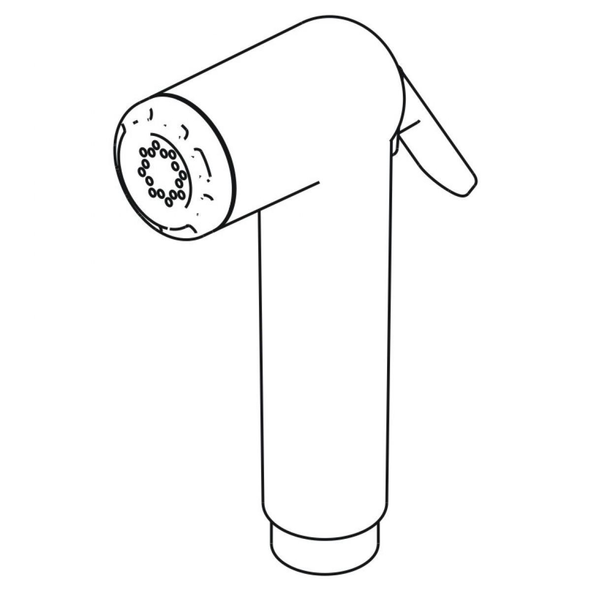 DUCHA MANUAL ABS CROMADO COM TECLA SP