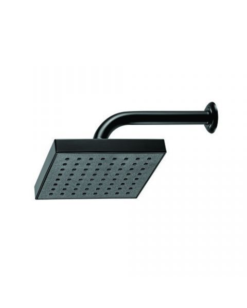 DUCHA PAREDE 1964 34 ATHENA PLUS - CANO 200MM PRETO MATTE CX