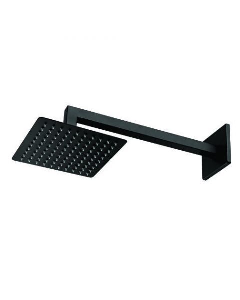 DUCHA PAREDE CUBIT 65 - CANO 400MM PRETO MATTE CX