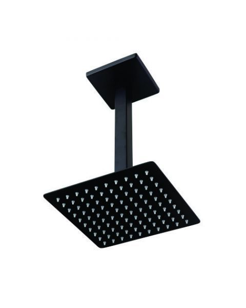 DUCHA TETO CUBIT 65 - CANO 250MM PRETO MATTE CX