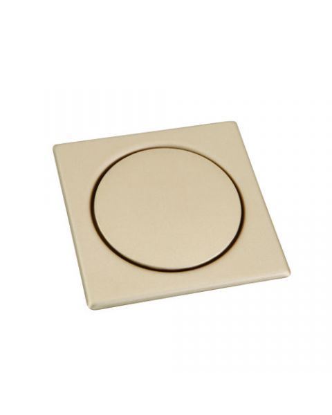 GRELHA QUADRADA 15X15 INOX 304 PRESSAO DOURADO MATTE BL