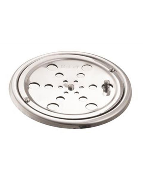 GRELHA REDONDA 10 INOX 405 C/ FECHO E C/ CAIXILHO SI