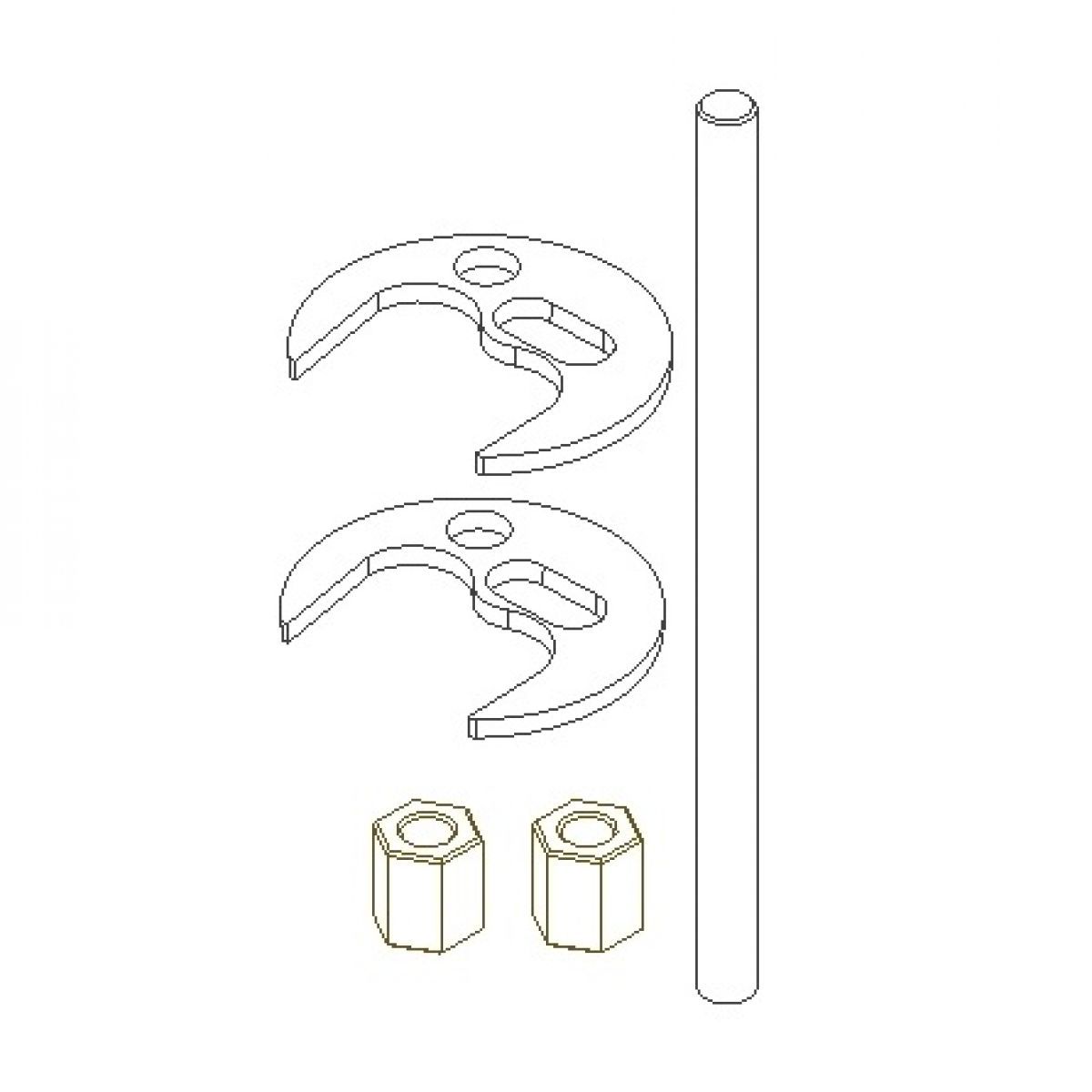 KIT FIXACAO MONOCOMANDO 2875 CX
