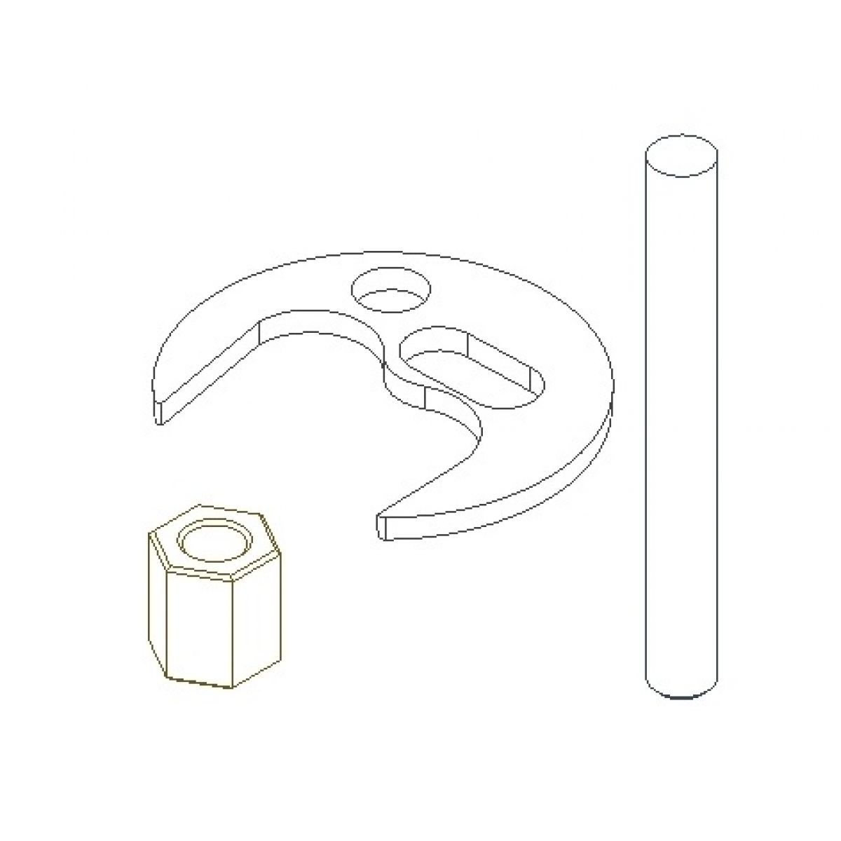 KIT FIXACAO MONOCOMANDO 70 71 CX