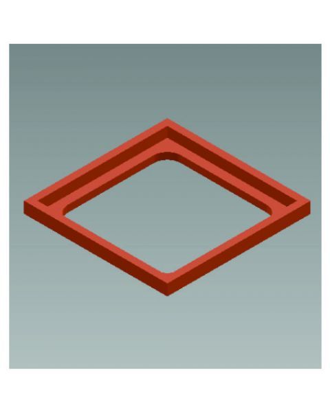 PROLONGADOR CANOPLA 230  52 -  5MM COBRE MATTE CX
