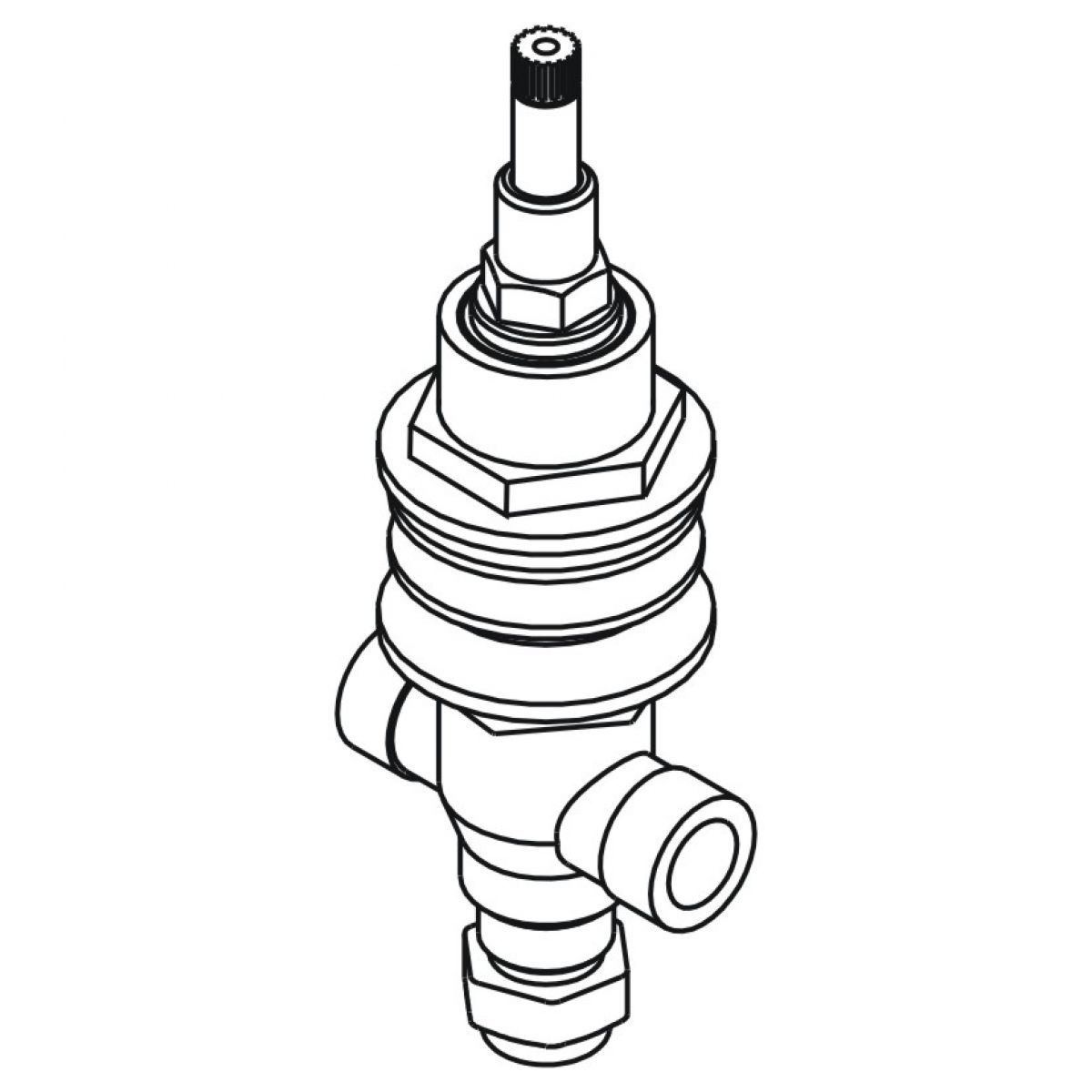 REGISTRO BIDE CENTRAL METAL MVS LONGO CX