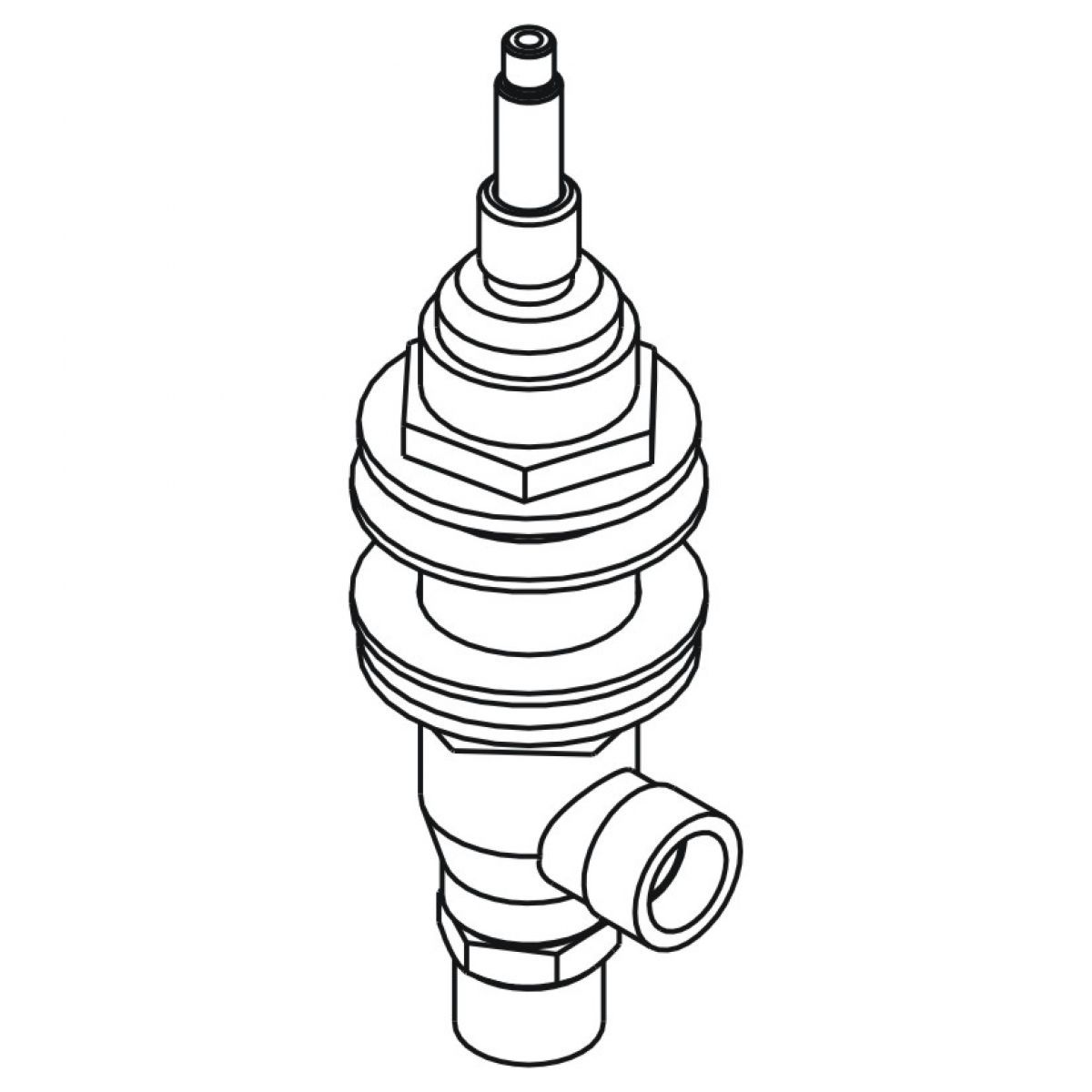 REGISTRO BIDE/LAVATORIO LATERAL METAL MVS LONGO CX