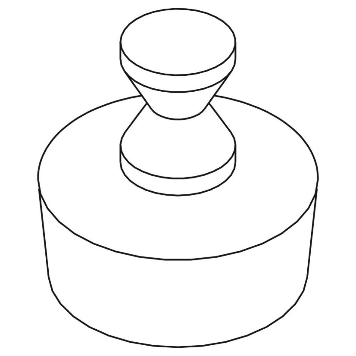 TAMPA METALICA VALVULA LAVATORIO CX