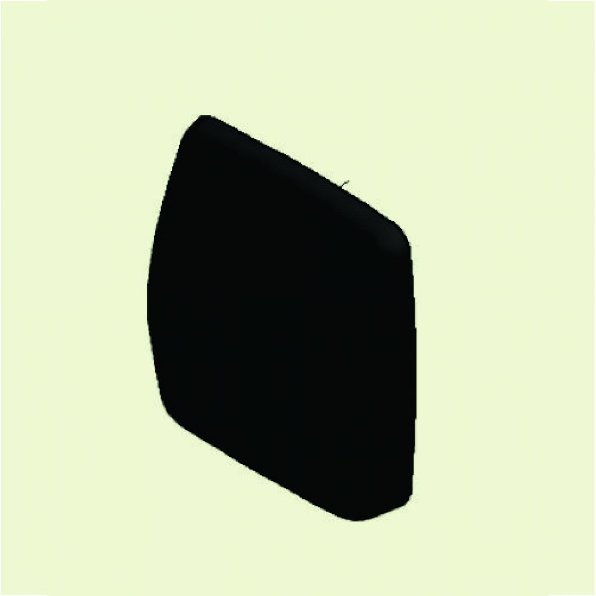 TAMPA VALVULA DESCARGA 2550 PRETO MATTE  CX