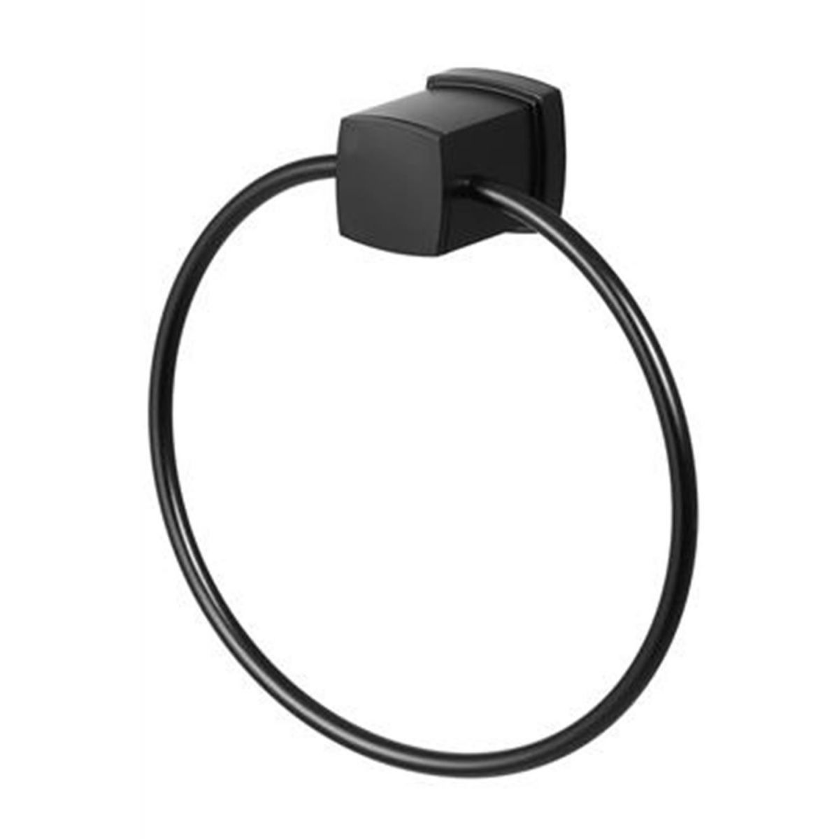 TOALHEIRO ARGOLA BLOCK 38 PRETO MATTE CX