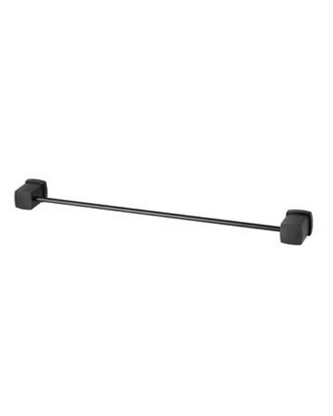 TOALHEIRO LINEAR MEDIO BLOCK 38 PRETO MATTE CV