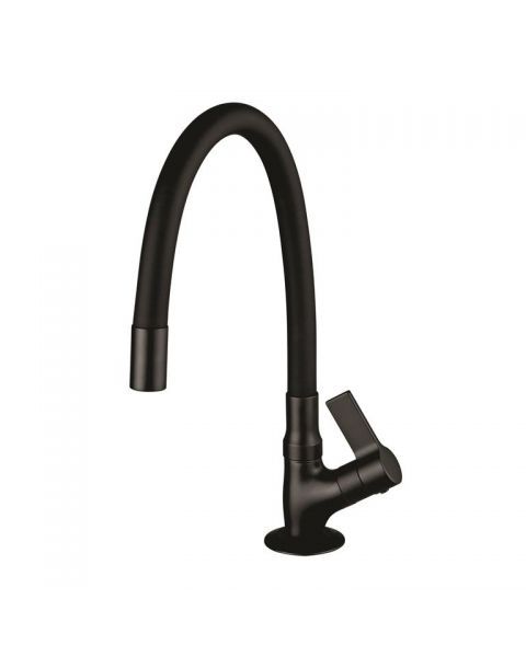 TORNEIRA COZINHA BANCADA 1173 36 PRETO MATTE BM 1/4V BL