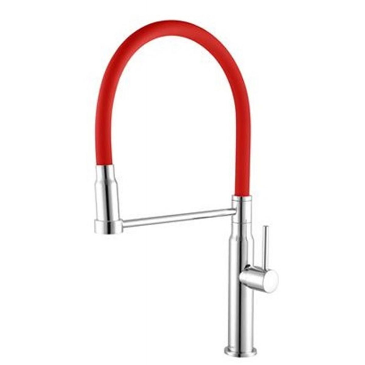 TORNEIRA COZINHA BANCADA 1178 C75 BICA FLEXIVEL VERMELHA 1/4V CX