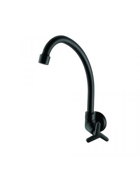 TORNEIRA COZINHA PAREDE 1187 15 PRETO MATTE BJ 1/4V CX