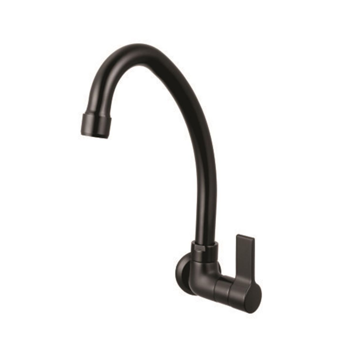 TORNEIRA COZINHA PAREDE 1187 36 PRETO MATTE BJ 1/4V CX