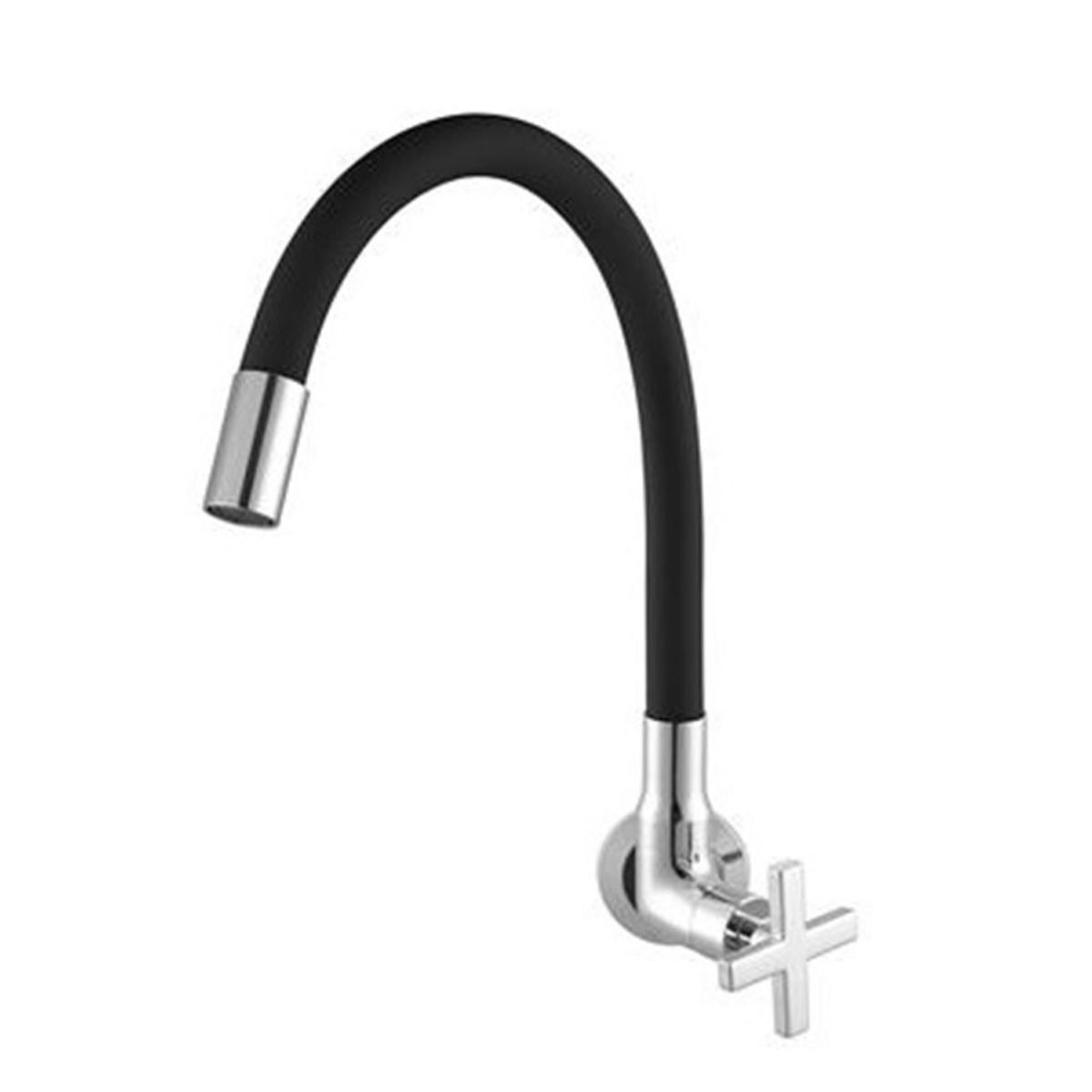 TORNEIRA COZINHA PAREDE 1187 C28 BM CROM/PRETO 1/4V CX