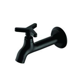 TORNEIRA PIA PAREDE 1143 15 PRETO MATTE 1/4V CX