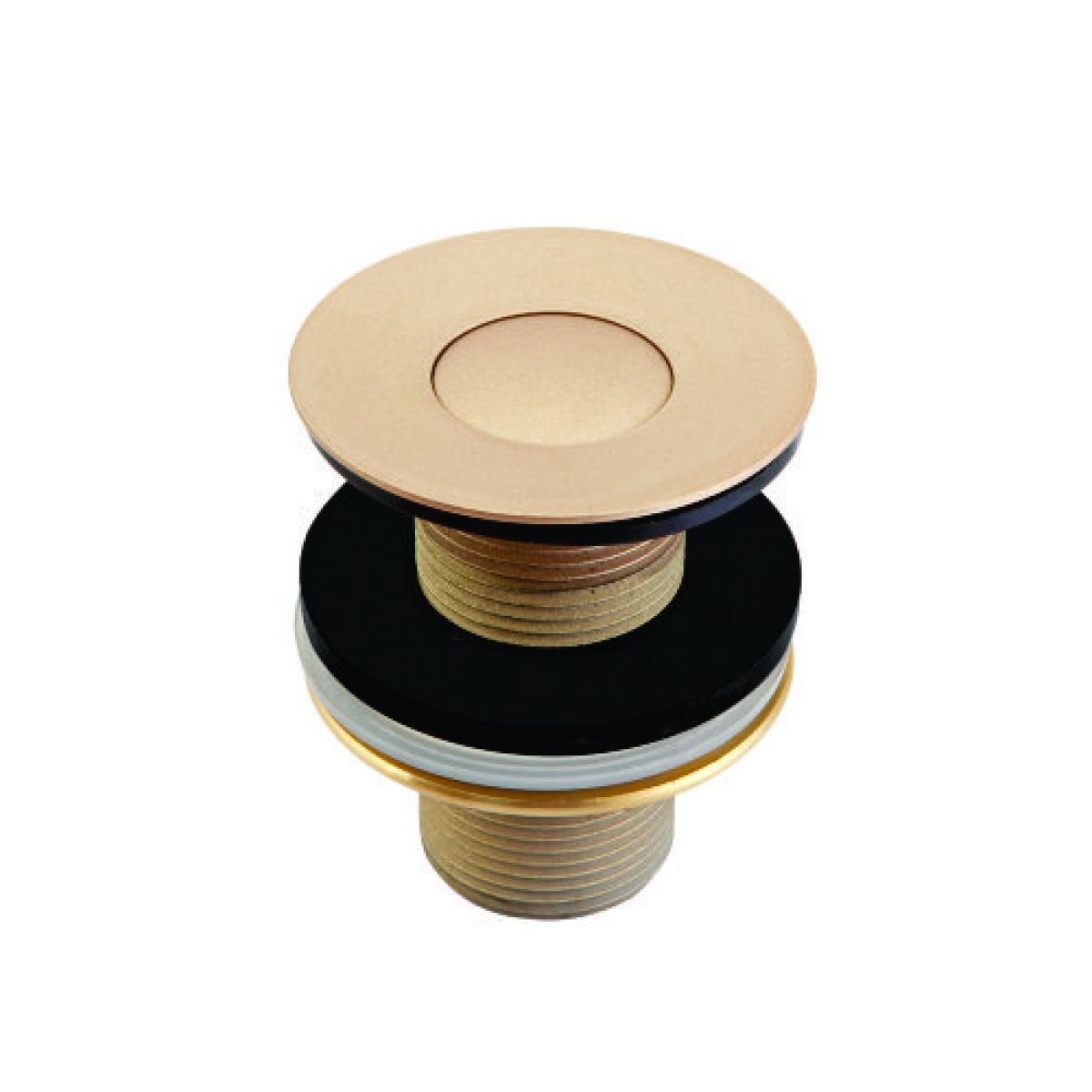 VALVULA LAVATORIO 1612 C 7/8 - FECH PRESSAO DOURADO MATTE CX