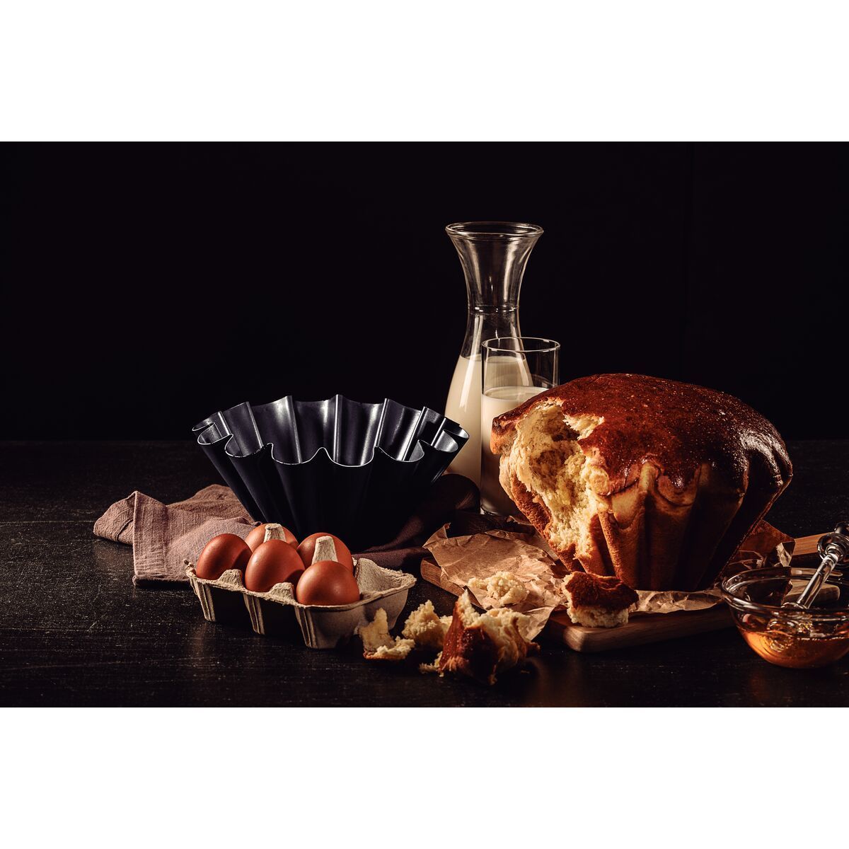 FORMA BRIOCHE ALUM 22CM BRASIL GRA