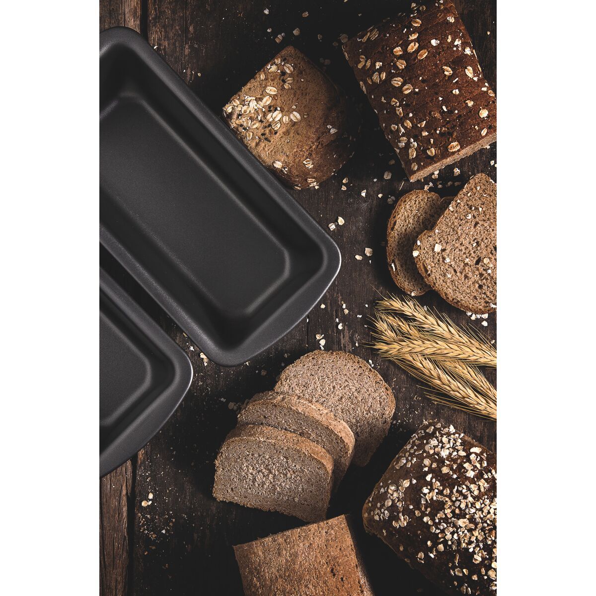 FORMA PAO/BOLO ALUM 22CM BRASIL GRA