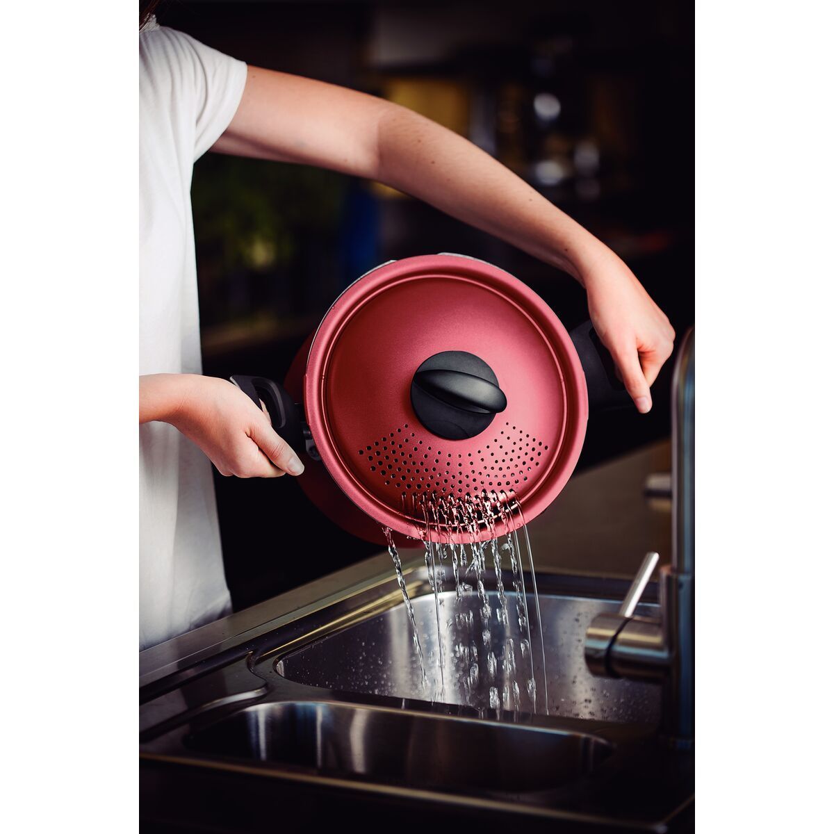 ESPAGUETEIRA ALUM 22CM LORETO VER