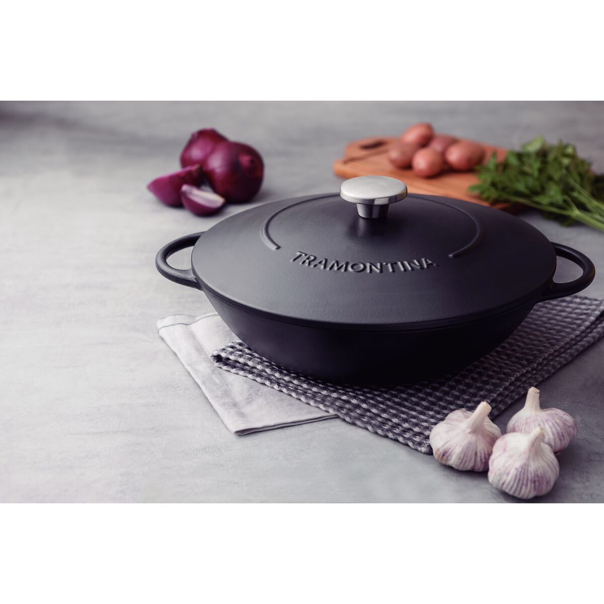 WOK FERRO 32CM TRENTO PRE