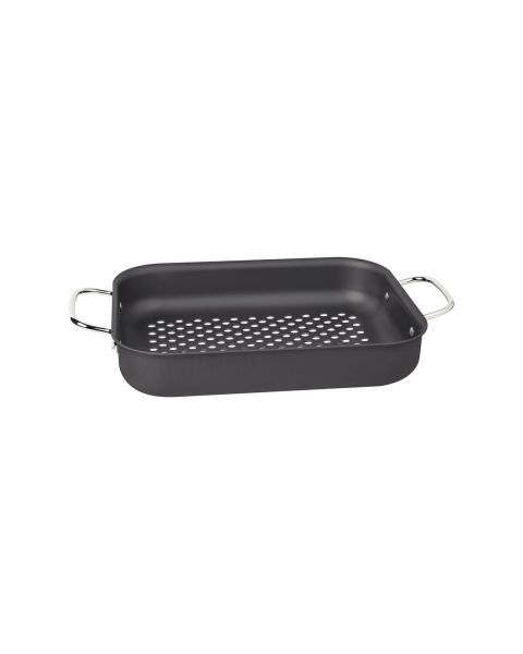 GRELHA RETANGULAR ALUM 28CM