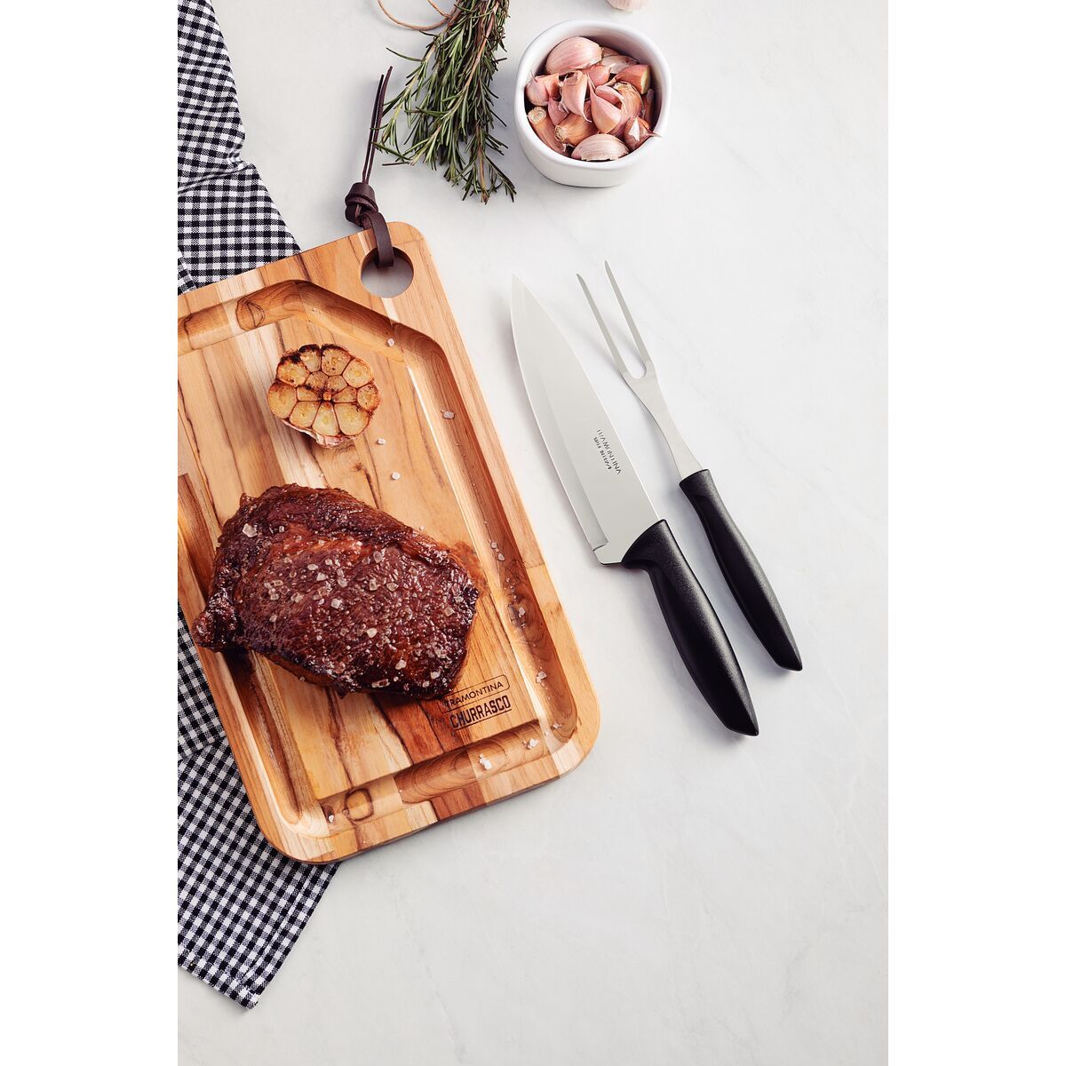 JOGO TRINCHANTE INOX 2PC PLENUS PRE