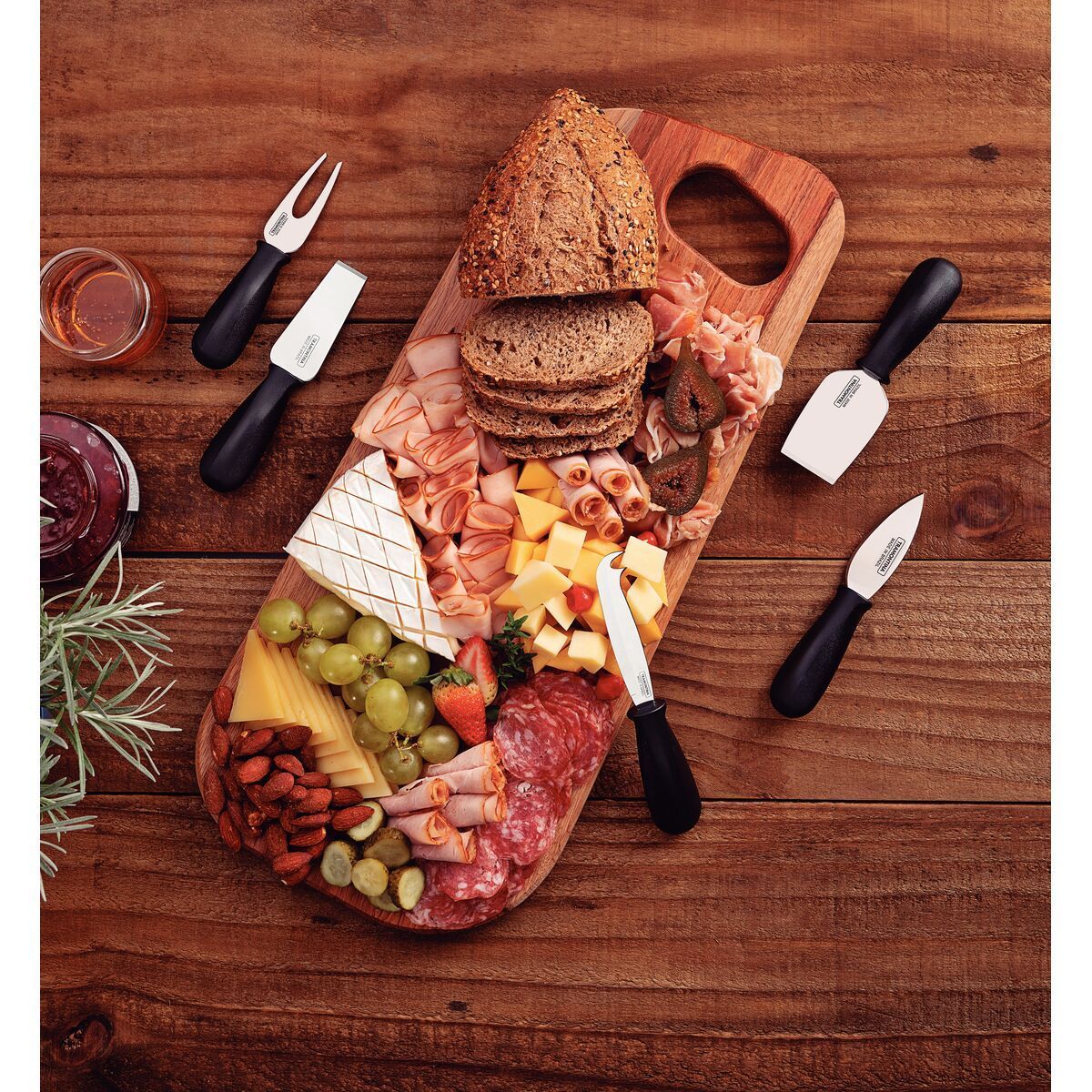 JOGO P/QUEIJO INOX 5PC HARMONIZ PRE