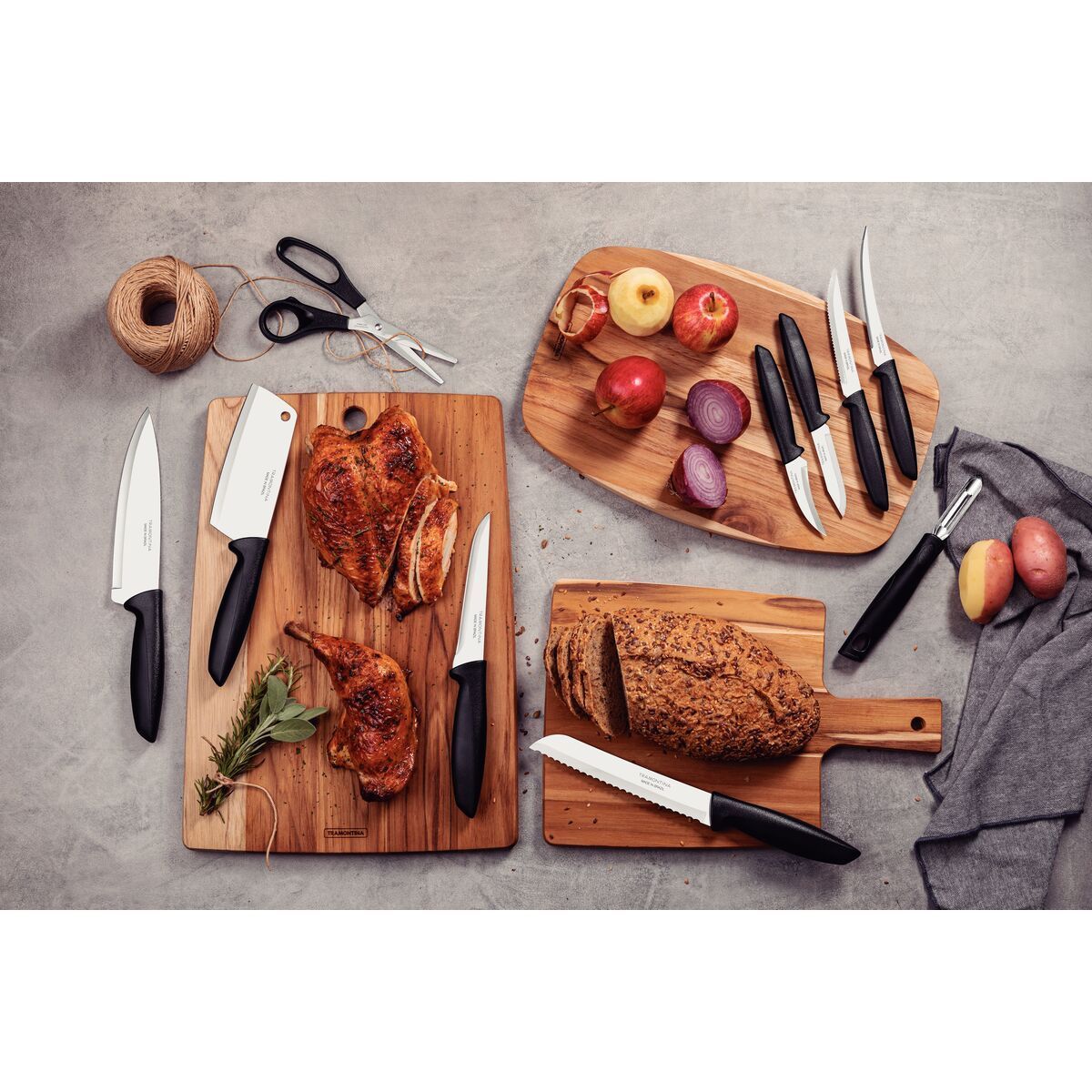 JOGO FACAS INOX 10PC PLENUS PRE