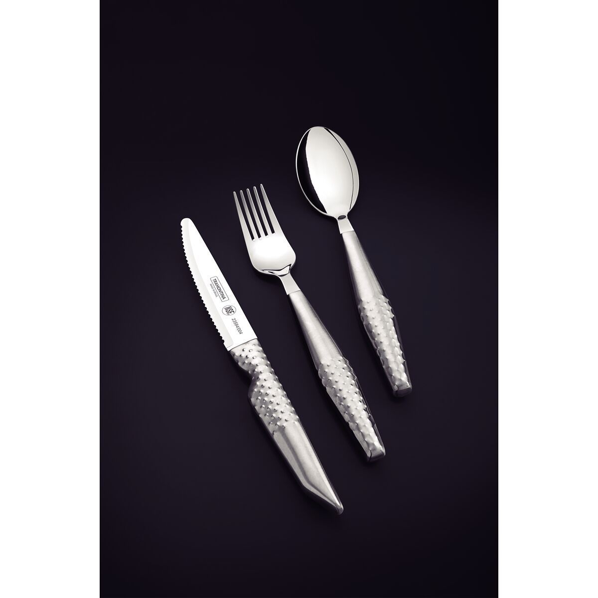 JOGO TALHERES INOX 4PC FORALL