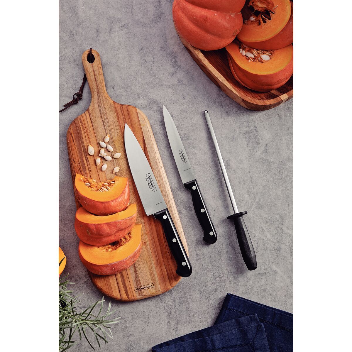 JOGO FACA INOX 3PC ULTRACORTE PRE