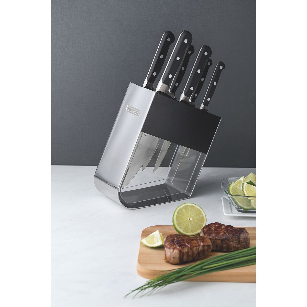 JOGO FACAS INOX 7PC CENTURY PRE