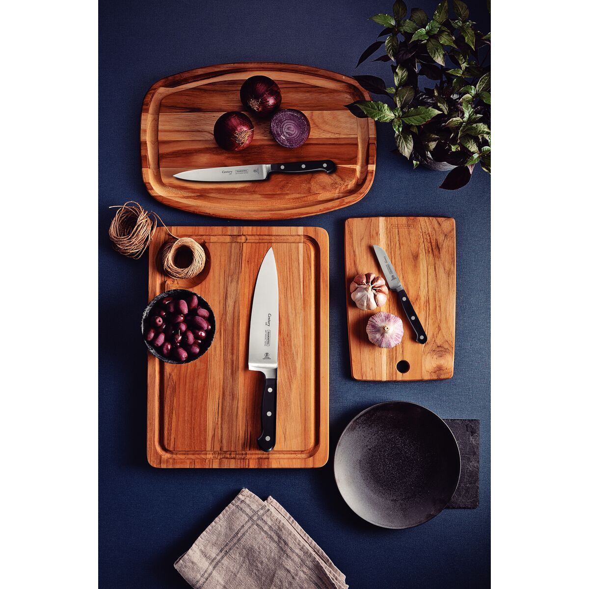 JOGO FACAS INOX 3PC CENTURY PRE